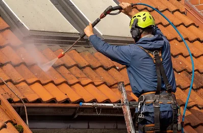 Démoussage et hydrofuge de toiture à Carennac
